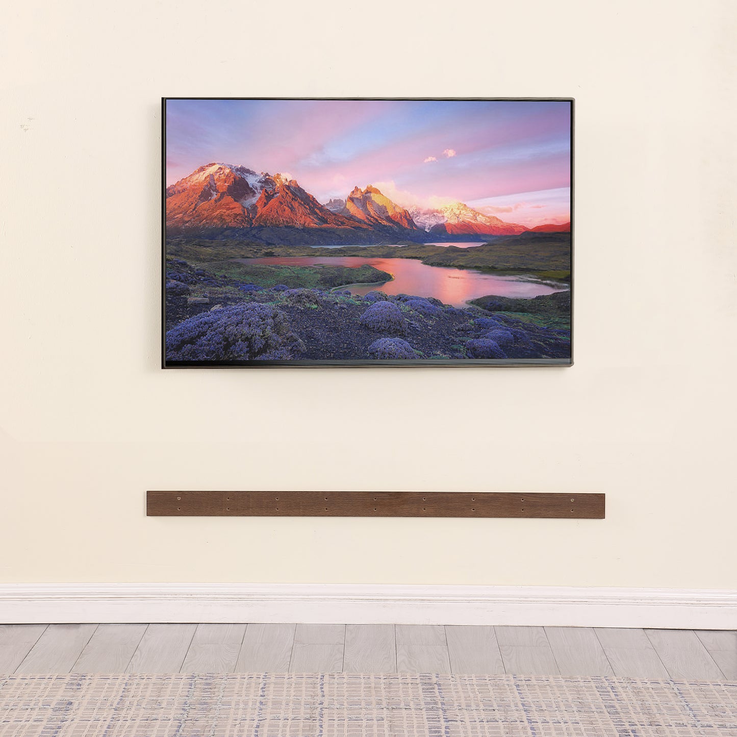 Criterion Air Wall Mount Entertainment Unit 1500mm Dark Oak