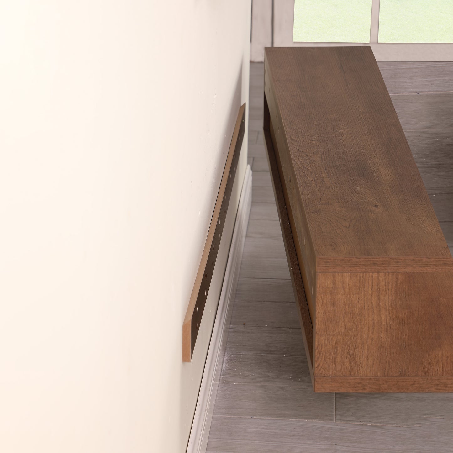 Criterion Air Wall Mount Entertainment Unit 1500mm Dark Oak