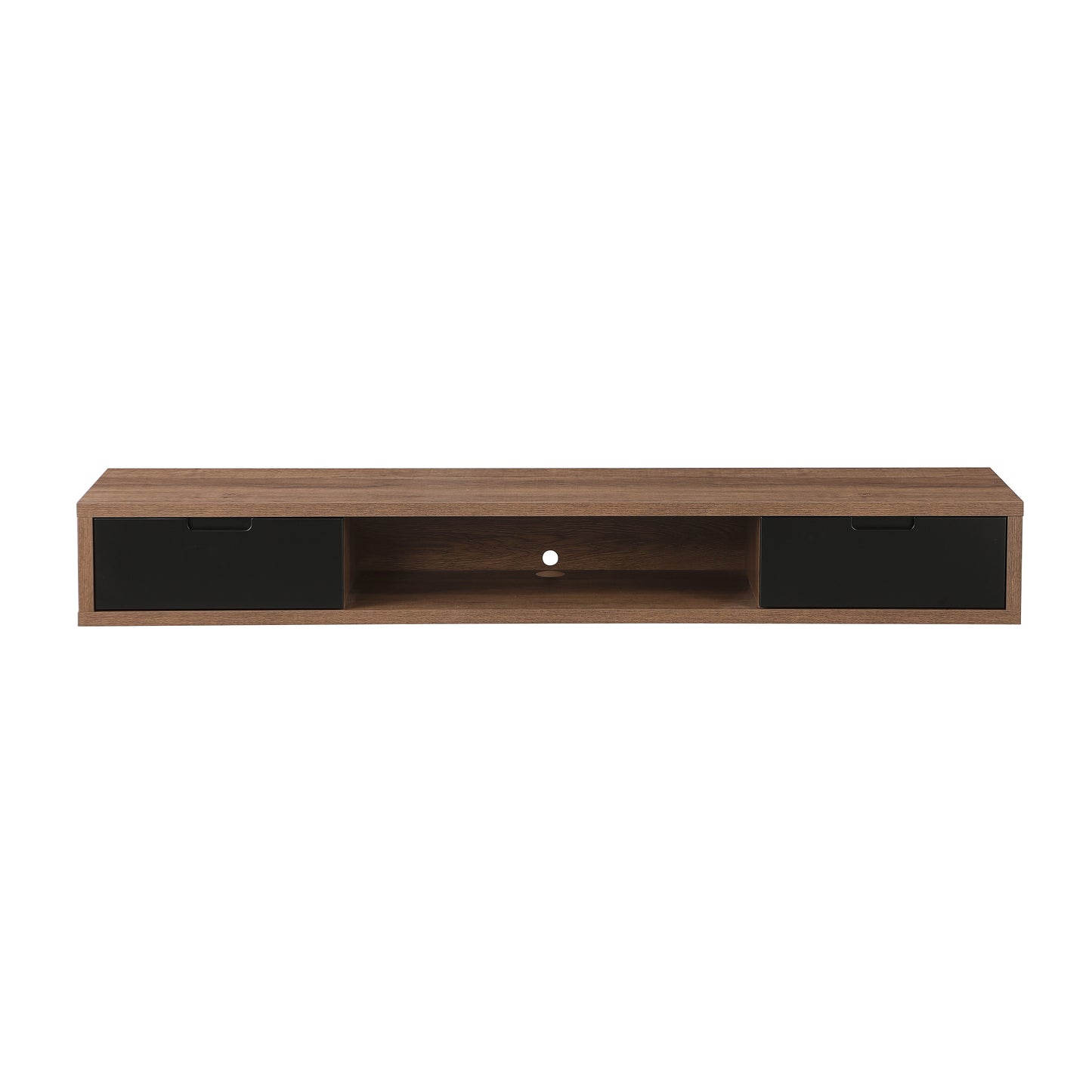 Criterion Air Wall Mount Entertainment Unit 1800mm Dark Oak