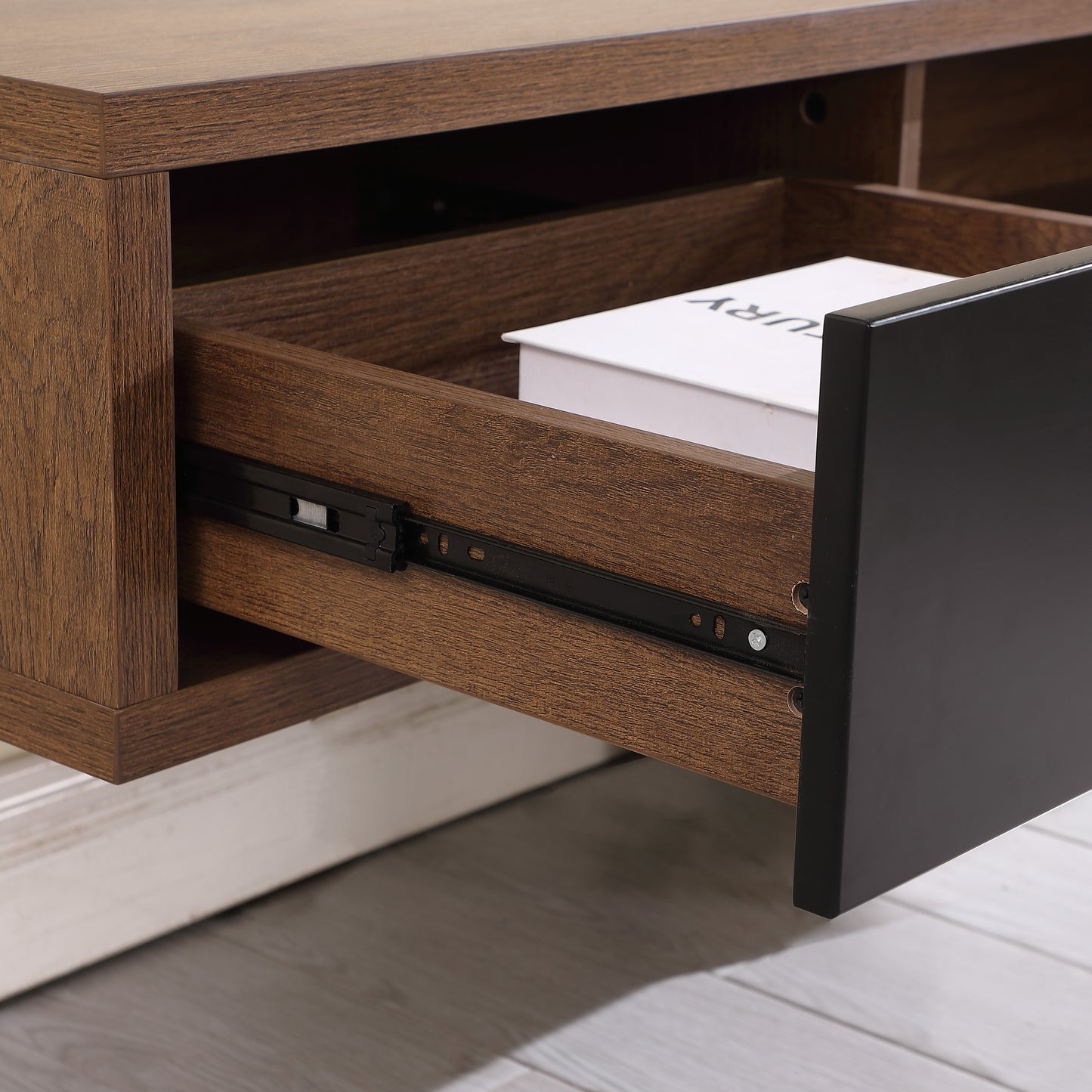 Criterion Air Wall Mount Entertainment Unit 1800mm Dark Oak