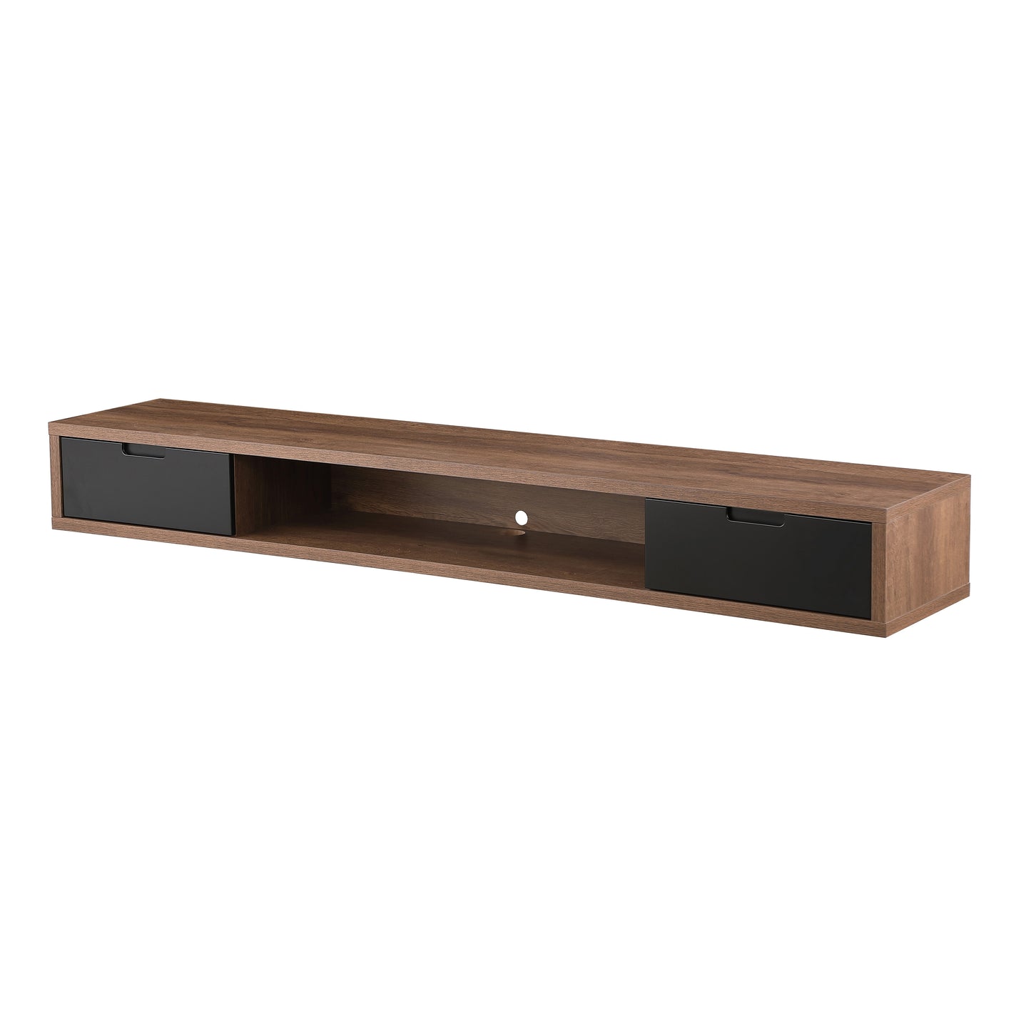 Criterion Air Wall Mount Entertainment Unit 2000mm Dark Oak