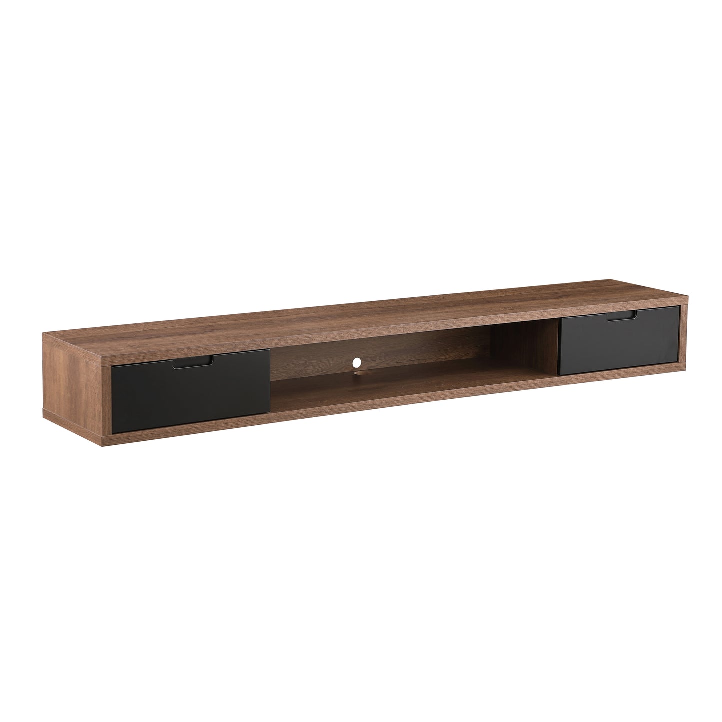 Criterion Air Wall Mount Entertainment Unit 2000mm Dark Oak