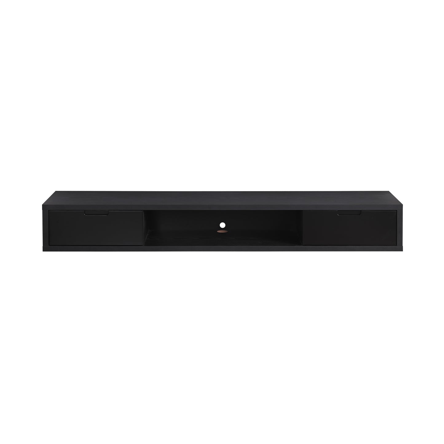 Criterion Air Wall Mount Entertainment Unit 1800mm Black Oak