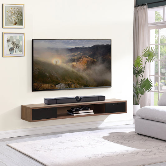 Criterion Air Wall Mount Entertainment Unit 2000mm Dark Oak