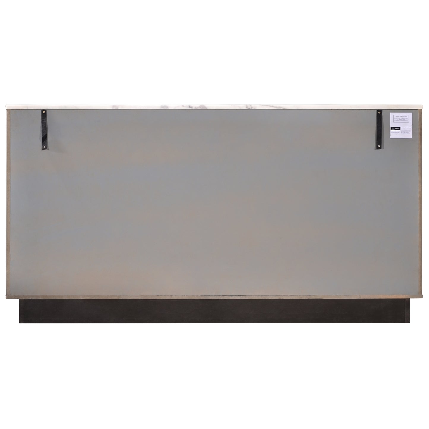 Criterion Eucla Buffet, Side Board 1600mm Semi-Assembled, 20mm Laminated Marble Top, Wood Plinth. KSK Slate Wood Veneer