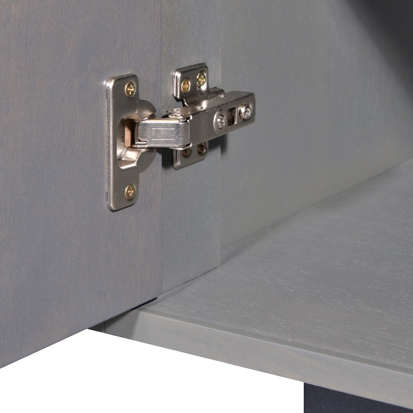 Criterion Bremer Buffet, Side Board 1600mm Semi-Assembled, KSK Grey Wood Veneer