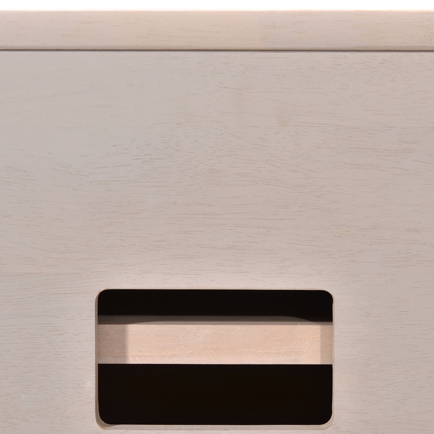 Criterion Jurien Entertainment Unit, TV Cabinet 1800mm Semi-Assembled, Solid Rubber Wood Construction Rattan and White Chocolate