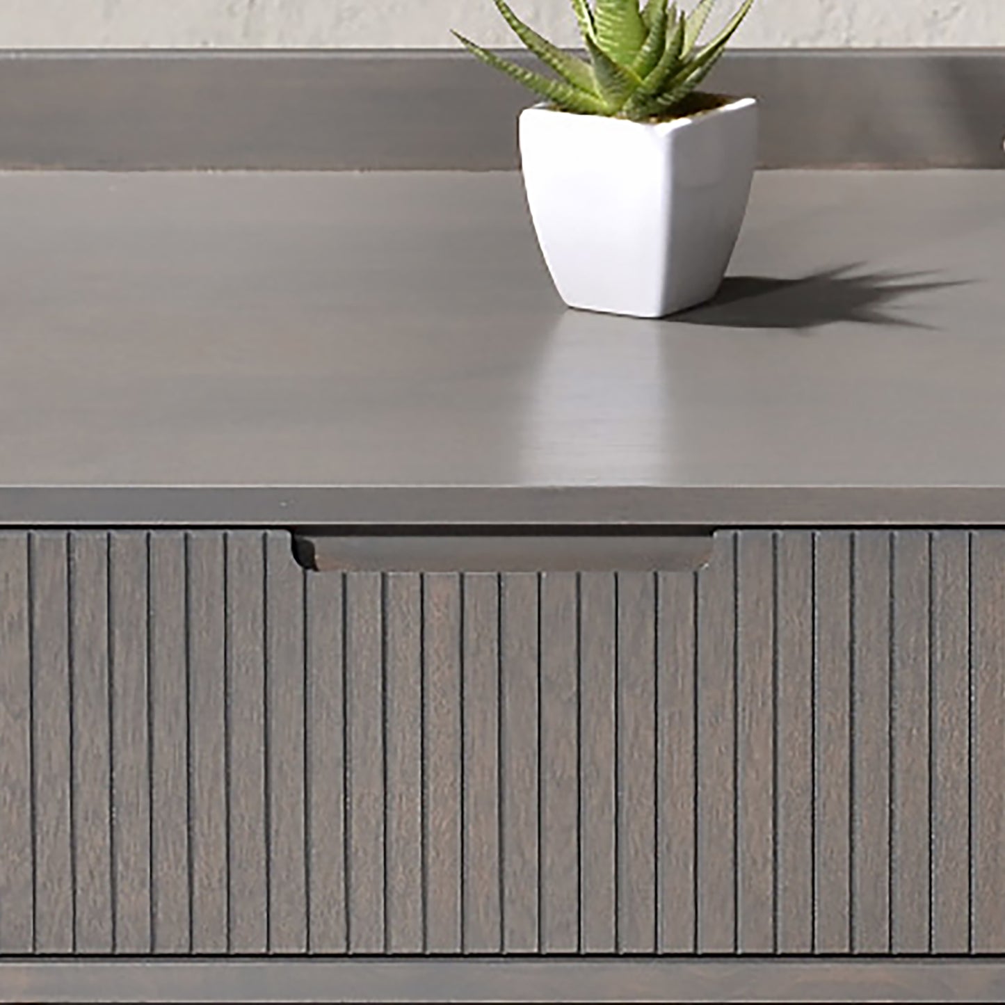 Criterion Bremer Coffee Table 1200mm Semi-Assembled, KSK Grey Wood Veneer