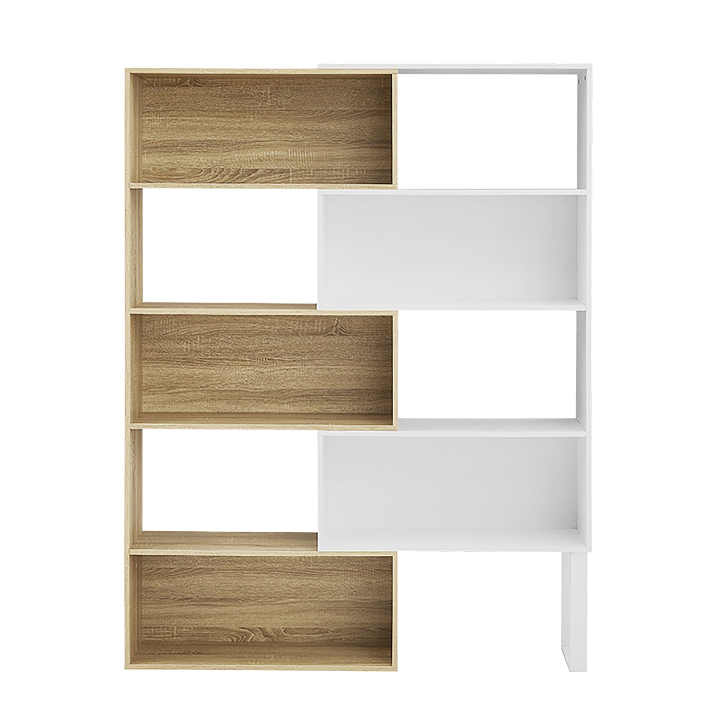 Criterion Accord Bookcase 1800mm Oak White