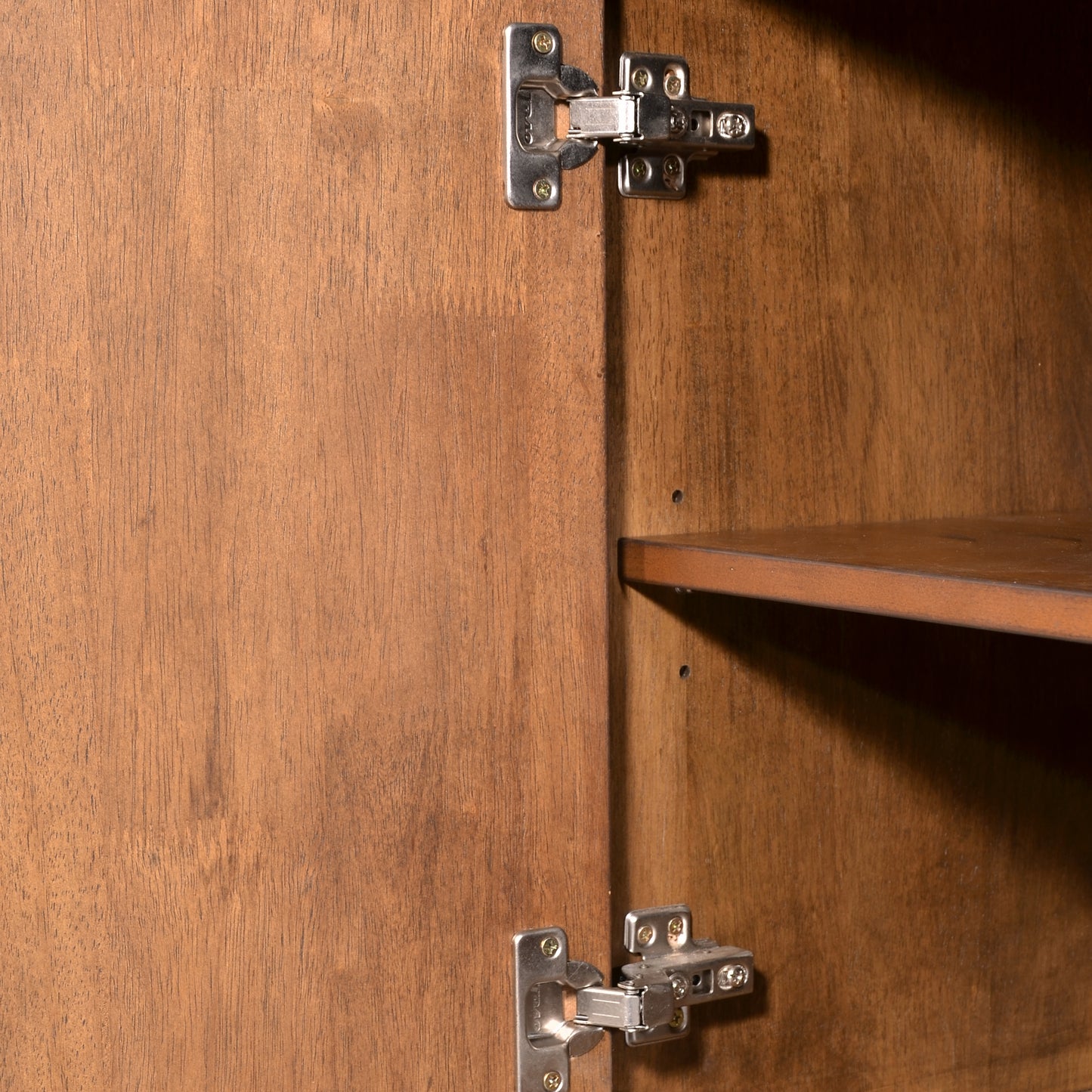 Criterion Albany Entertainment Unit, TV Cabinet 2100mm Semi-Assembled, Powder Coated Steel Legs Dark Ash