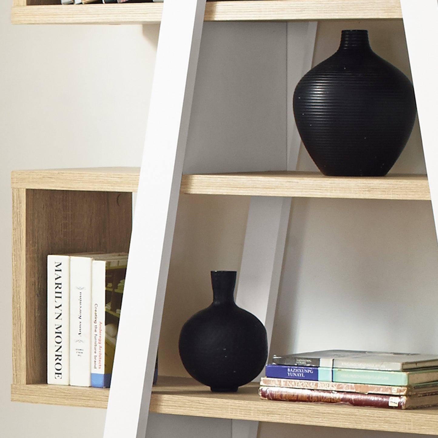 Criterion Banksia Bookcase 1800mm Oak White