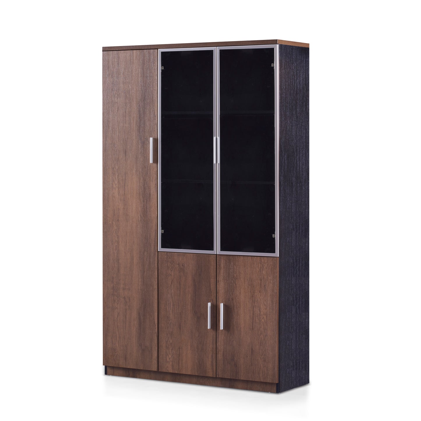 Criterion Mentor Executive Wall Unit 2000mm Dark Oak Black