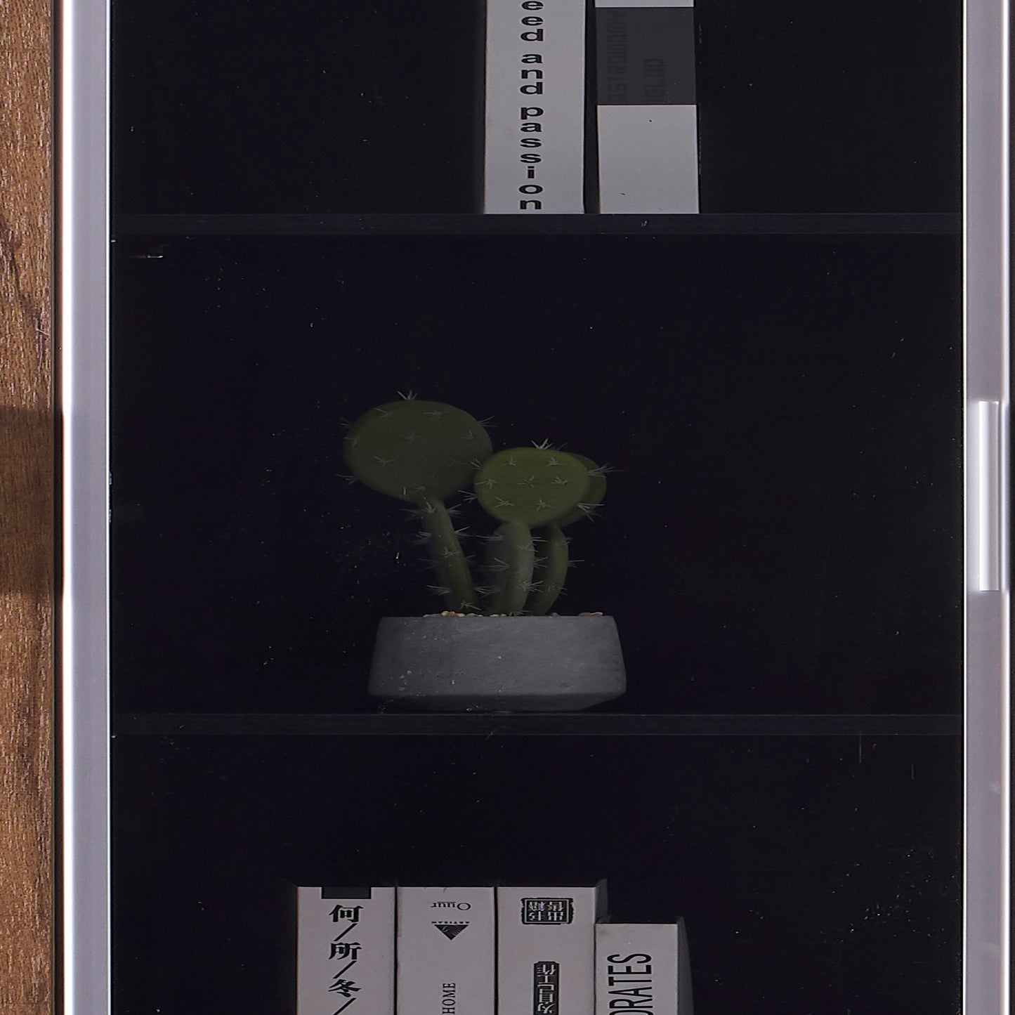 Criterion Mentor Executive Wall Unit 2000mm Dark Oak Black