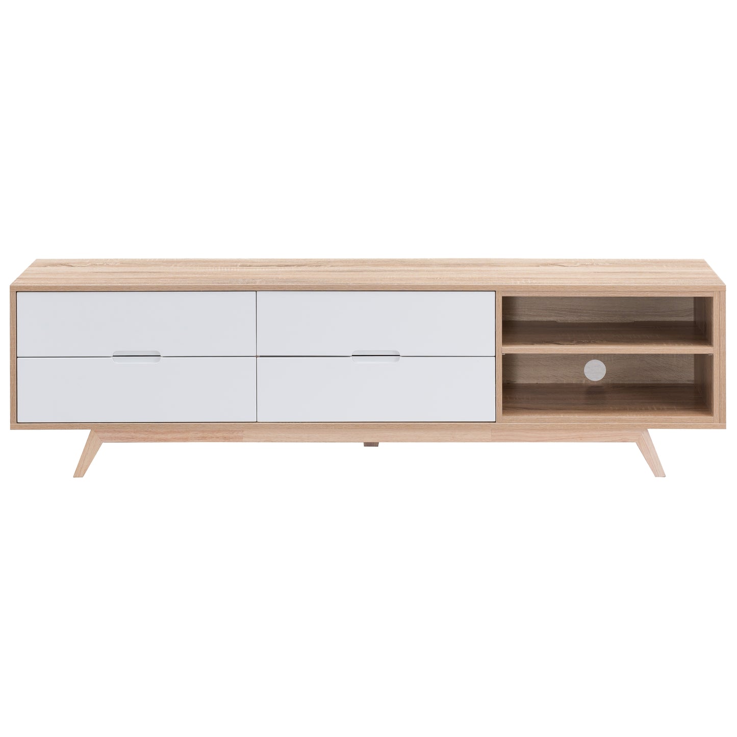 Criterion Tuscany Entertainment Unit 1800mm Oak White