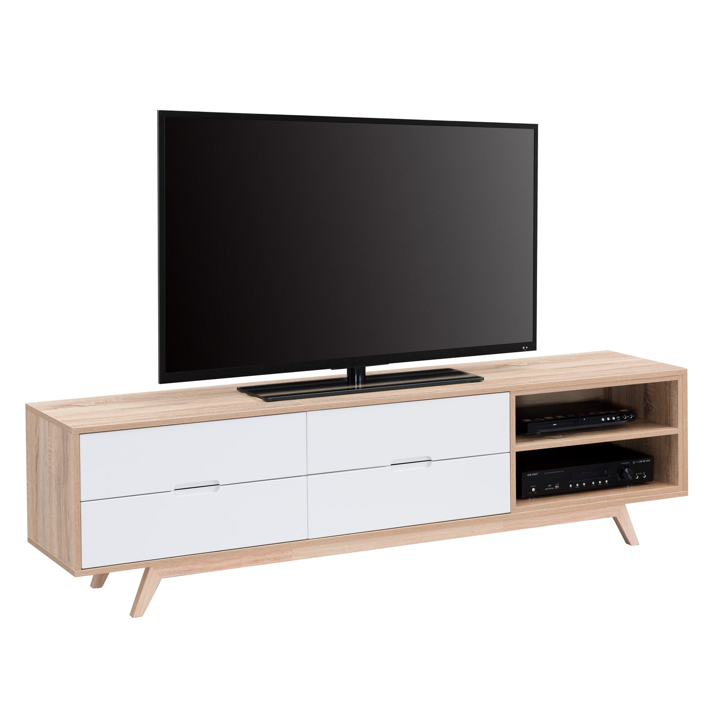 Criterion Tuscany Entertainment Unit 1800mm Oak White