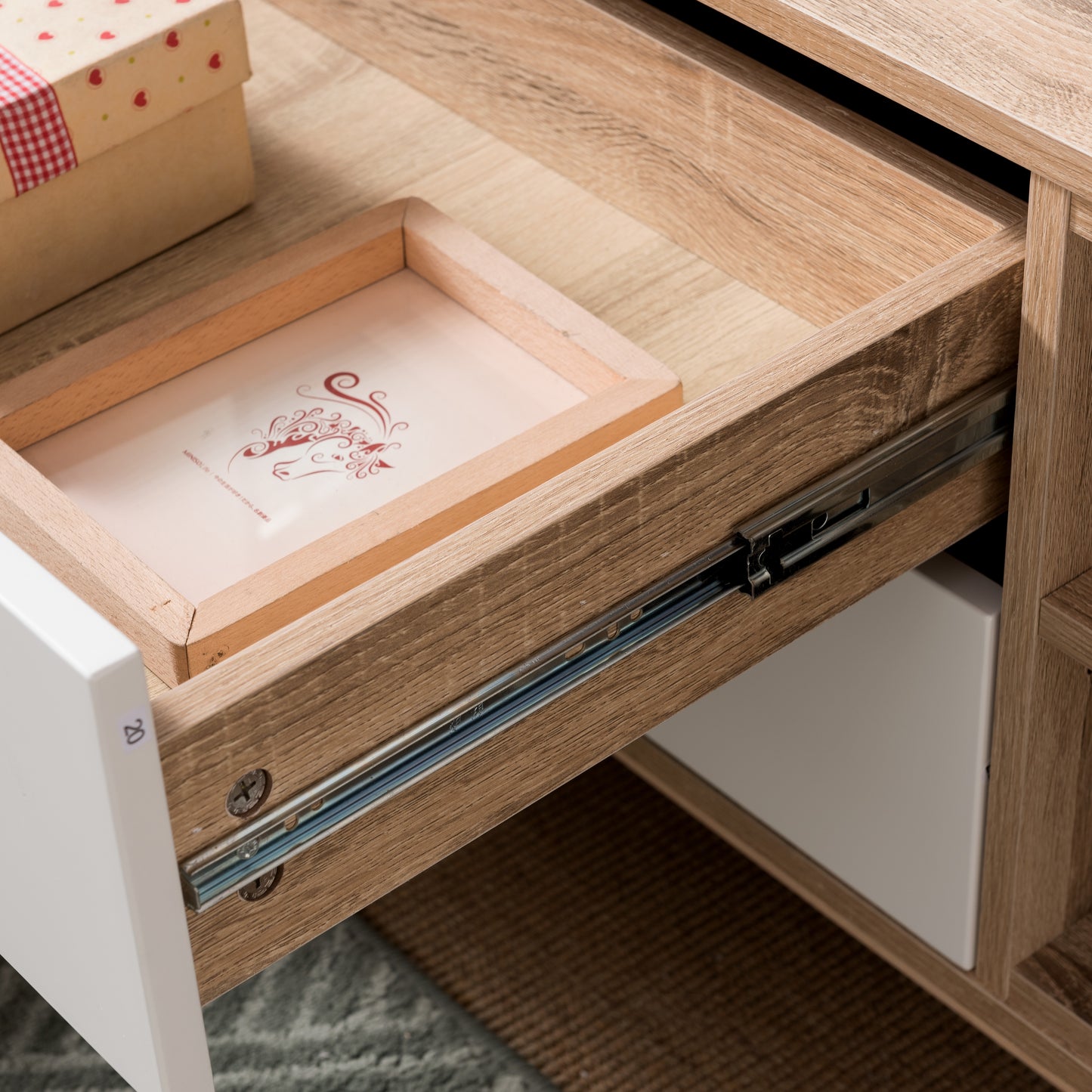 Criterion Tuscany Entertainment Unit 1800mm Oak White