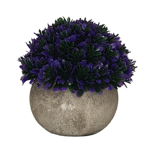 Criterion Artificial Potted Purple Colour 120mm