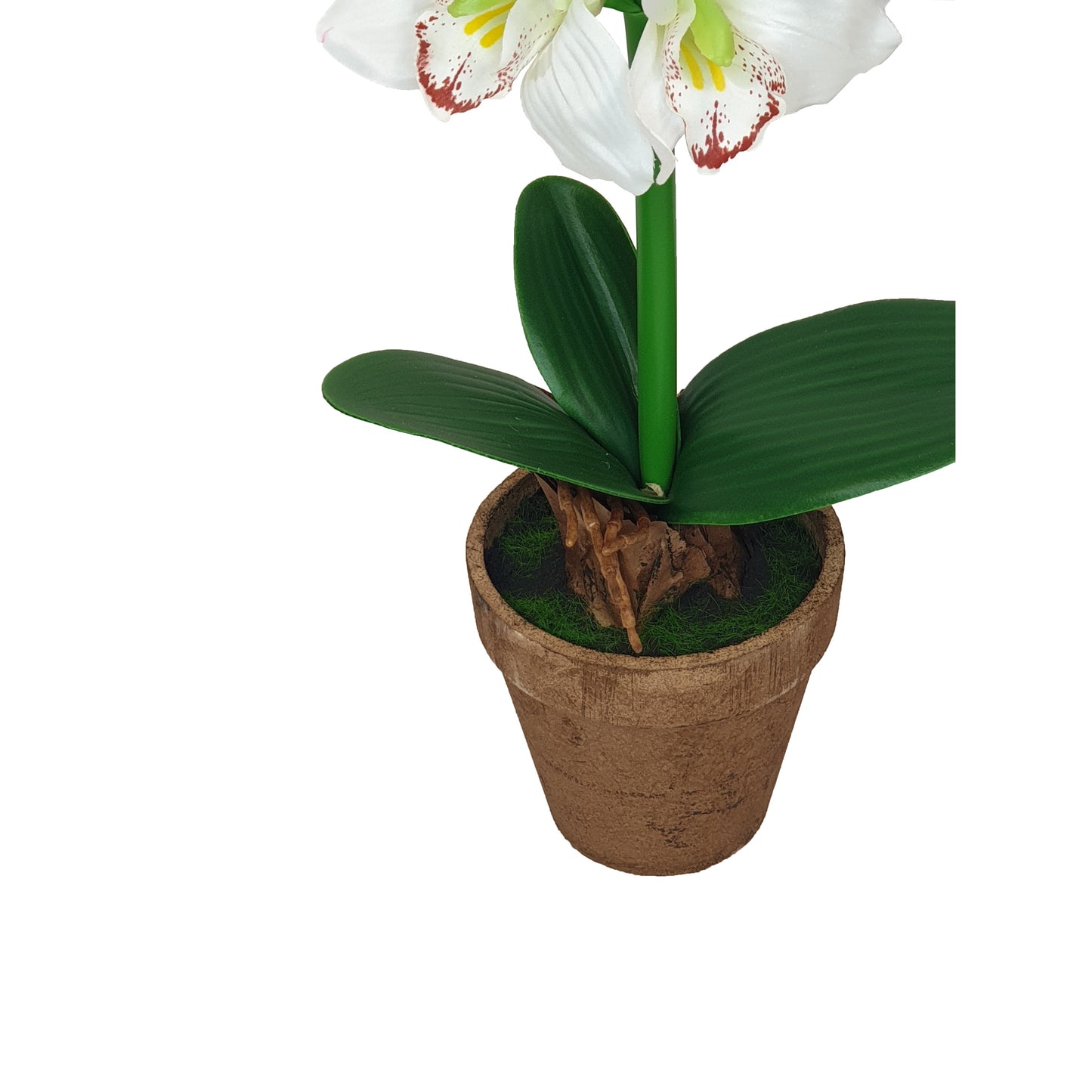 Criterion Artificial Potted White Flower 400mm