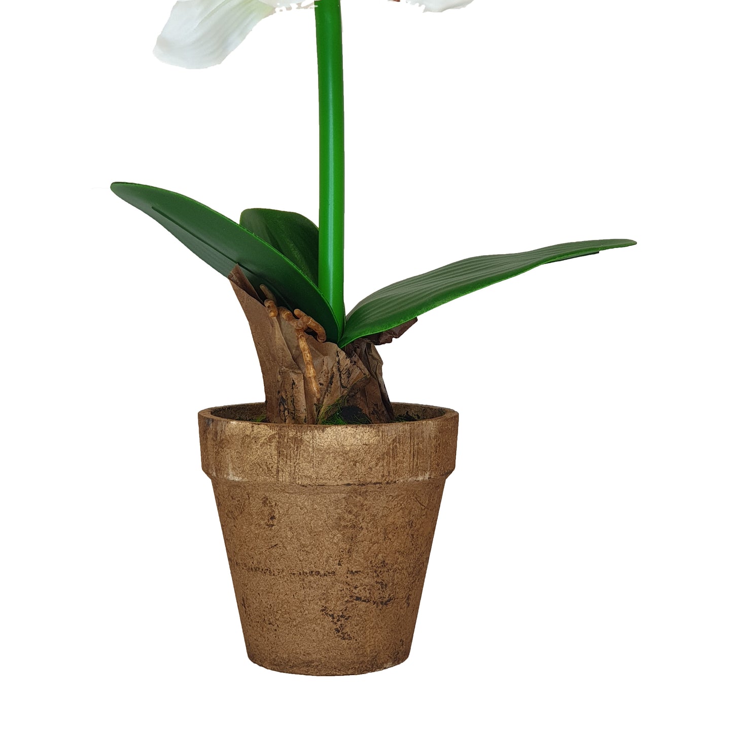 Criterion Artificial Potted White Flower 400mm