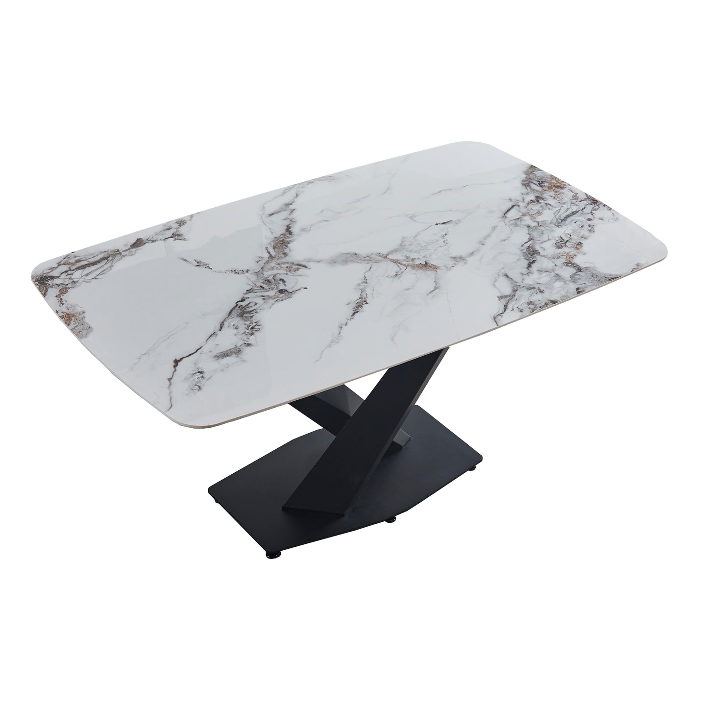 Criterion Element Dining Table 1600mm Brown Grey Sintered Stone