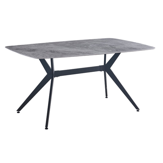 Criterion Phoenix Dining Table 1600mm Mid Grey Sintered Stone