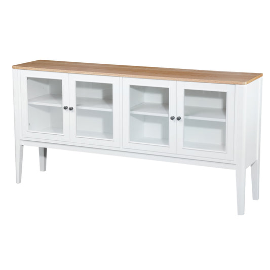 Criterion Sorrento Buffet, Side Board 1800mm Semi-Assembled White Oak Veneer