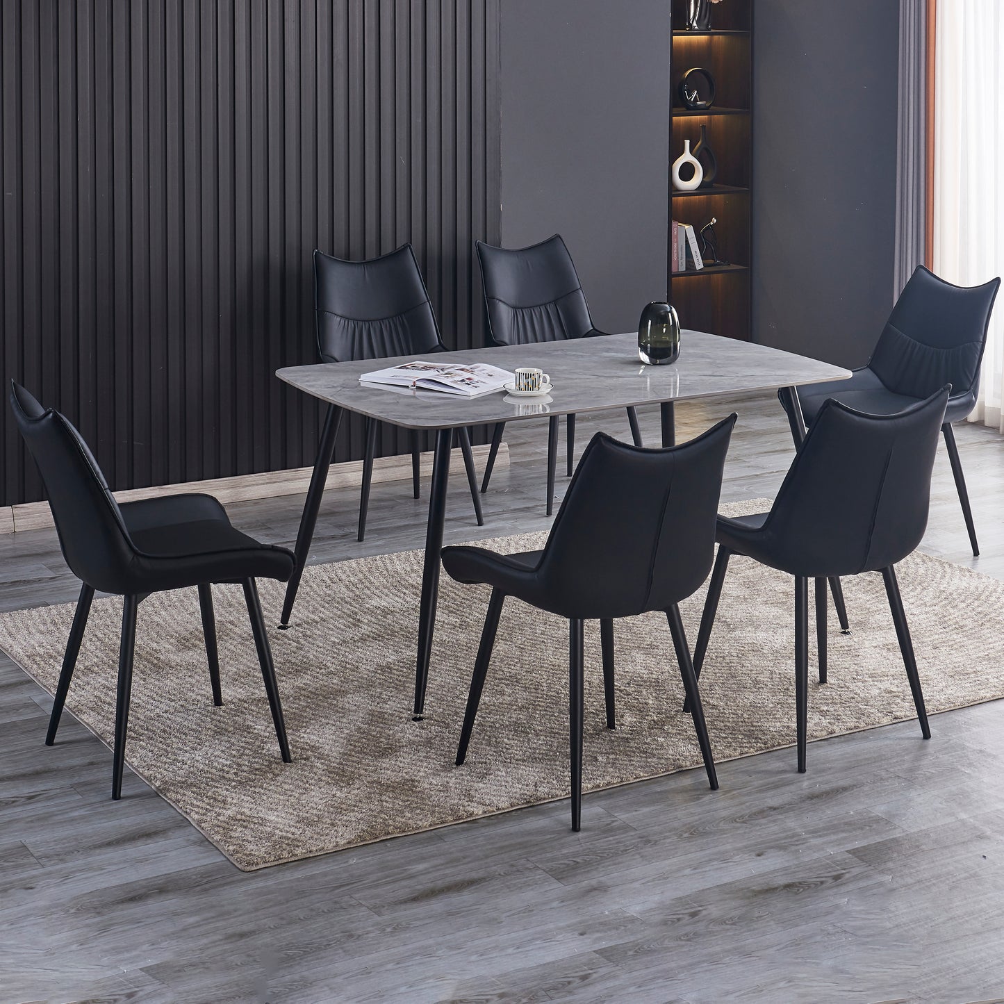 Criterion Tempo Dining Table 1500mm Light Grey Sintered Stone