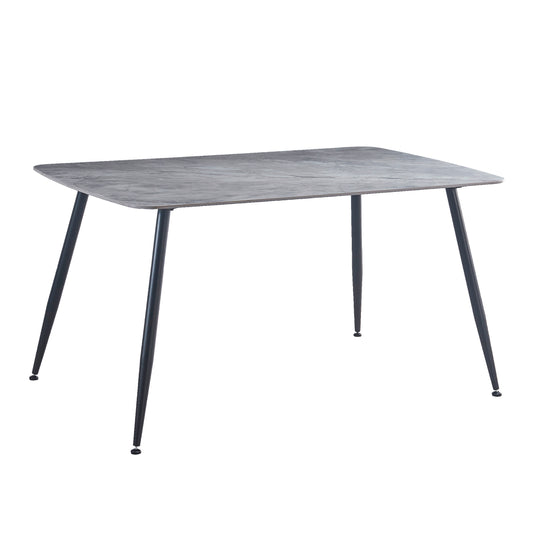 Criterion Tempo Dining Table 1500mm Light Grey Sintered Stone