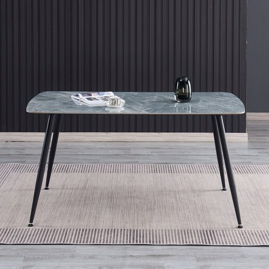 Criterion Tempo Dining Table 1500mm Mid Grey Sintered Stone