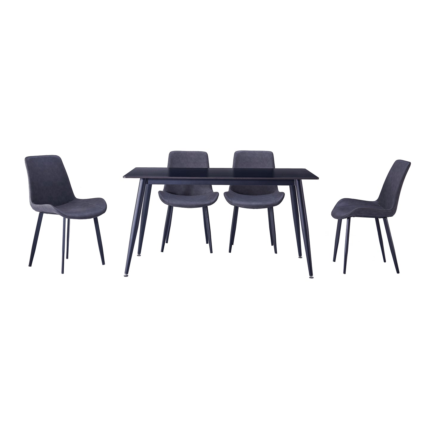 Criterion Mendy Dining Table 1400mm Black Sintered Stone
