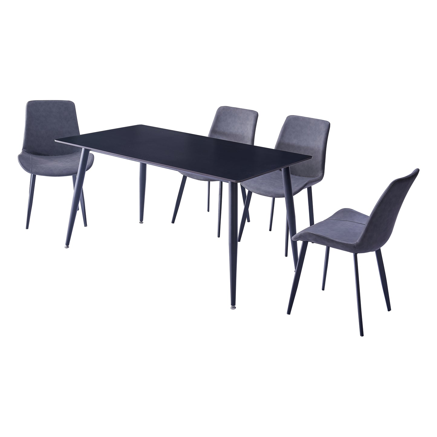Criterion Mendy Dining Table 1400mm Black Sintered Stone