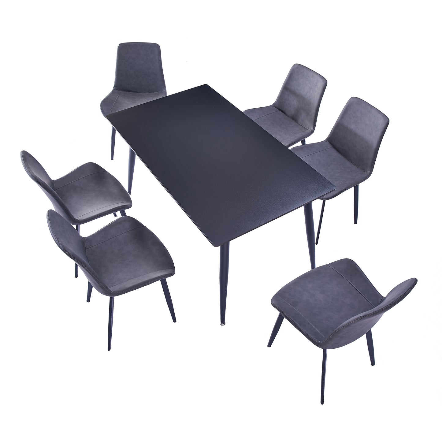 Criterion Mendy Dining Table 1400mm Black Sintered Stone