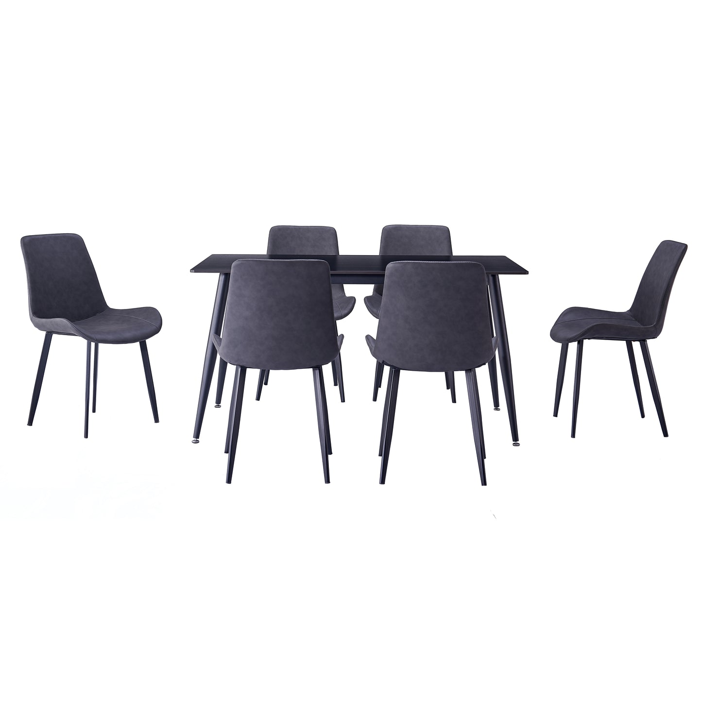 Criterion Mendy Dining Table 1400mm Black Sintered Stone