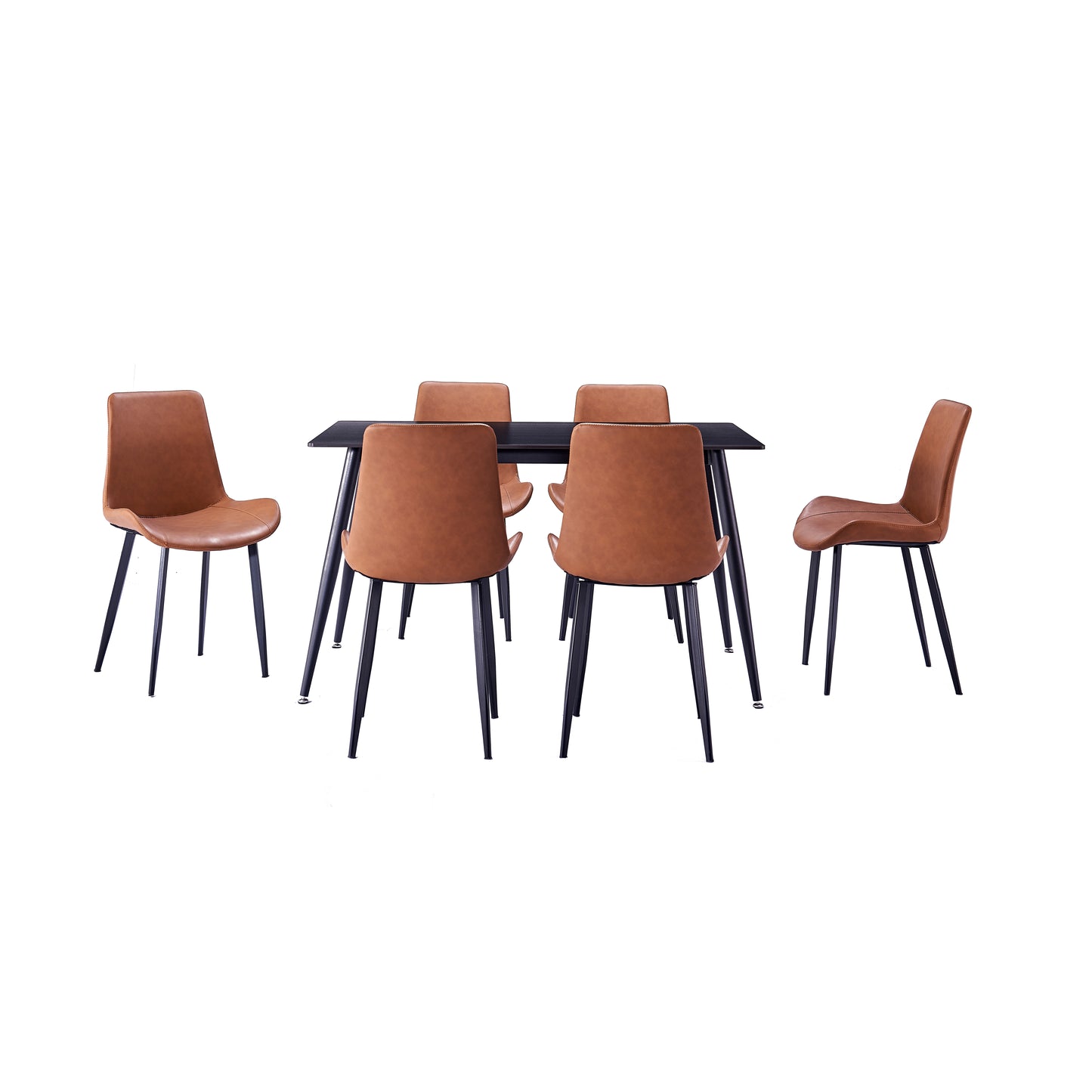 Criterion Mendy Dining Table 1400mm Black Sintered Stone