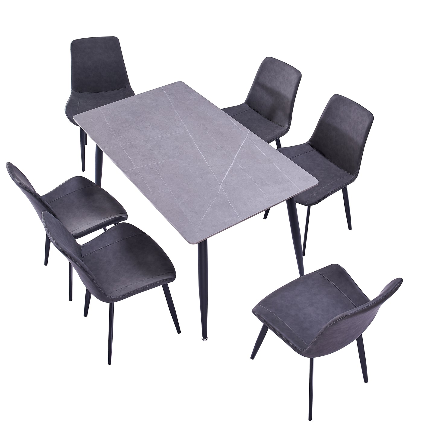 Criterion Mendy Dining Table 1400mm Grey Sintered Stone