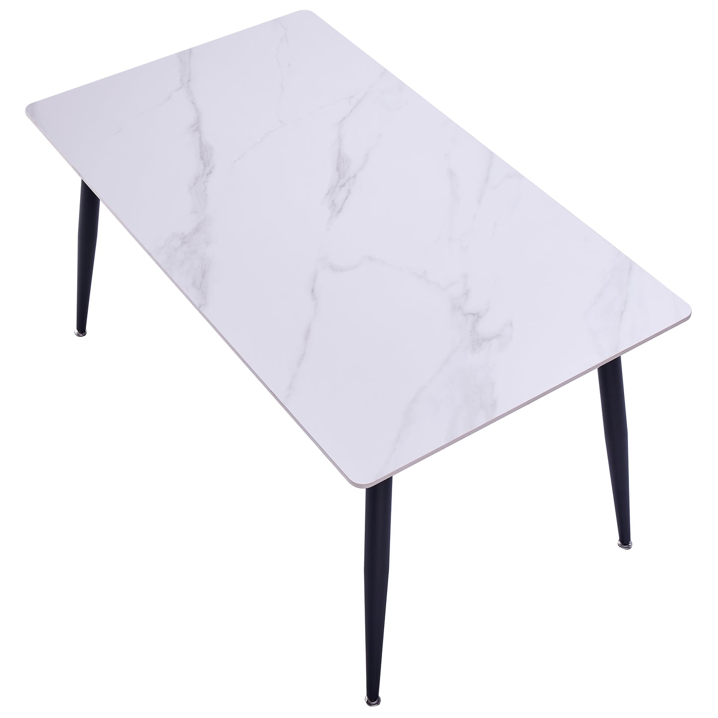 Criterion Mendy Dining Table 1400mm White Sintered Stone