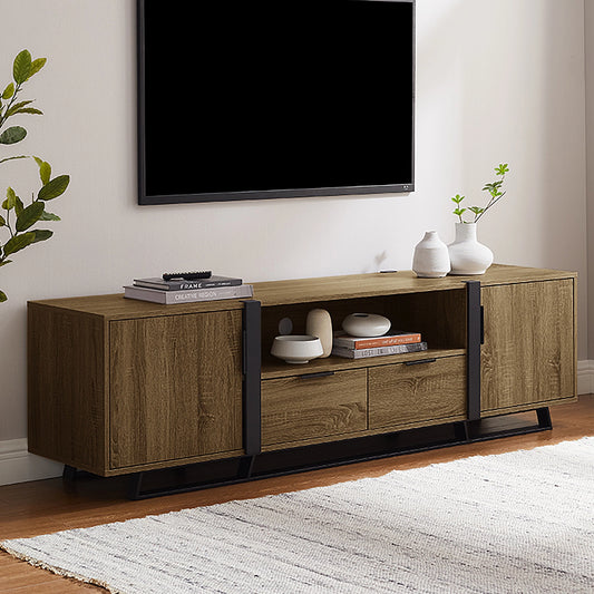 CAPRI1800 Elite Entertainment Unit Dark Oak by Criterion™ Home Living Store