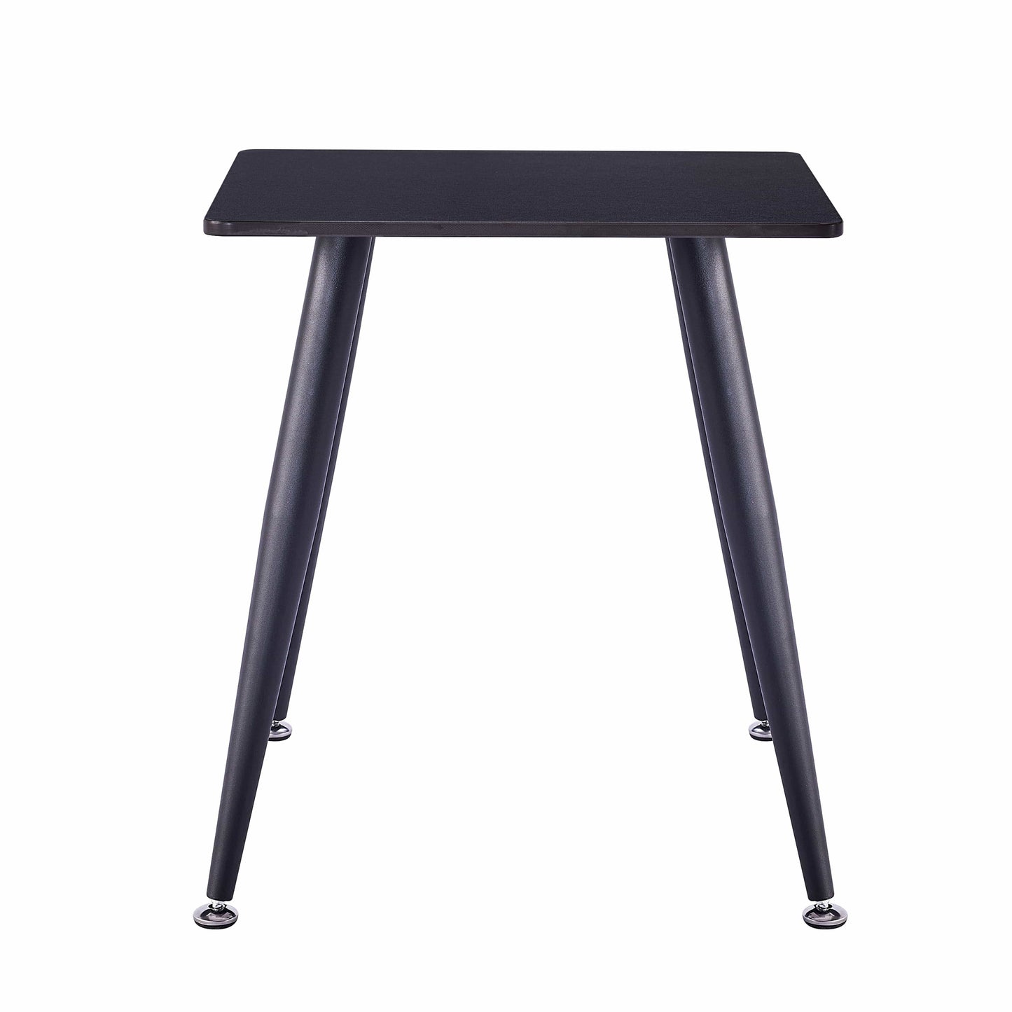 Mendy Black Sintered Stone End Table with Metal Legs by Criterion™ Furniture > Tables > Accent Tables > End Tables HLS