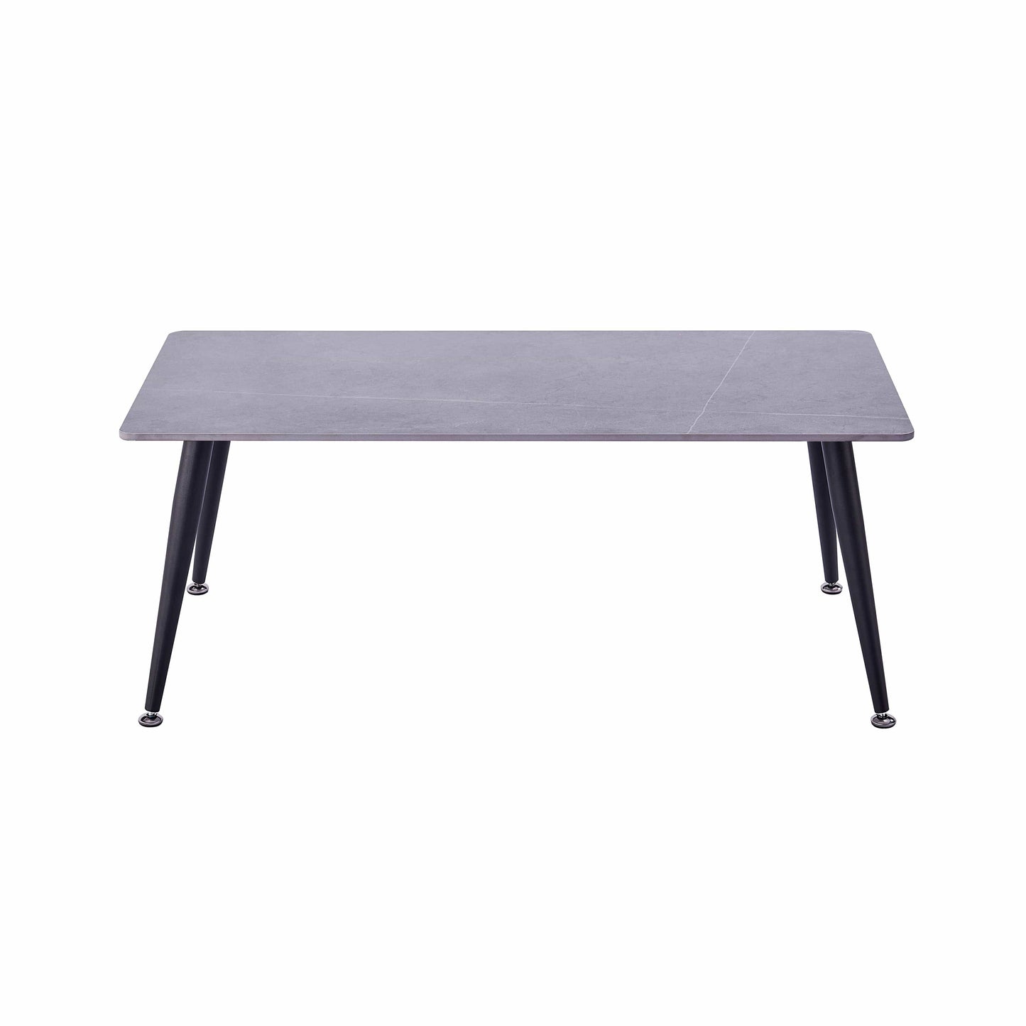 Mendy Grey Sintered Stone Coffee Table with Metal Legs by Criterion™ Furniture > Tables > Accent Tables > Coffee Tables HLS