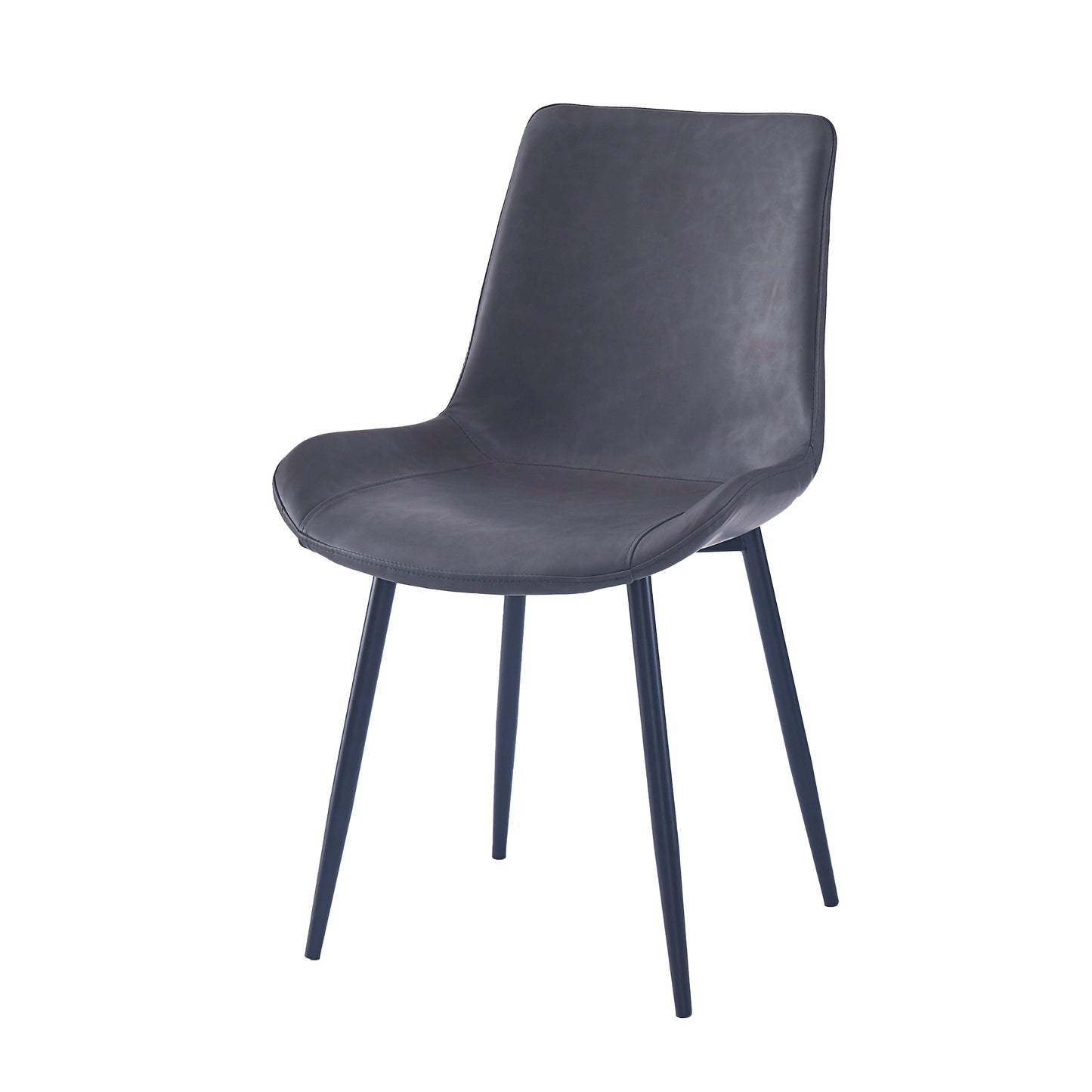 Apollo Dining Chair Dark Grey Blank Background Image