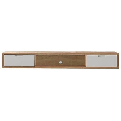 Criterion Air Wall Mount Entertainment Unit 1500mm Oak