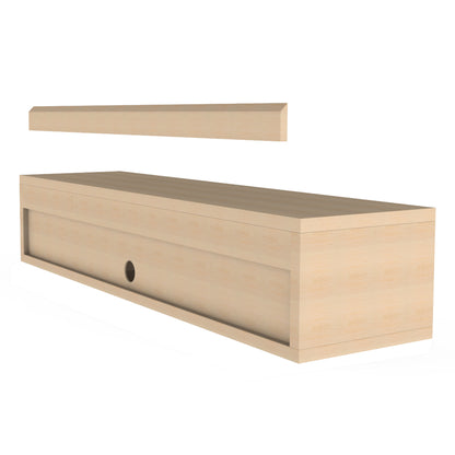 Criterion Air Wall Mount Entertainment Unit 1500mm Oak