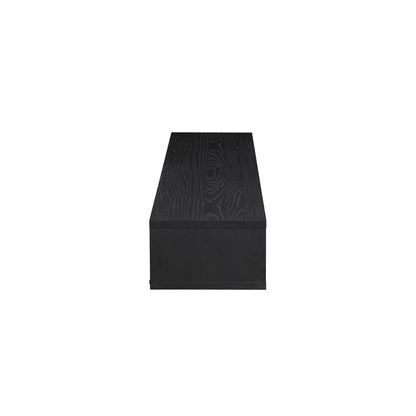 Criterion Air Wall Mount Entertainment Unit 1800mm Black Oak