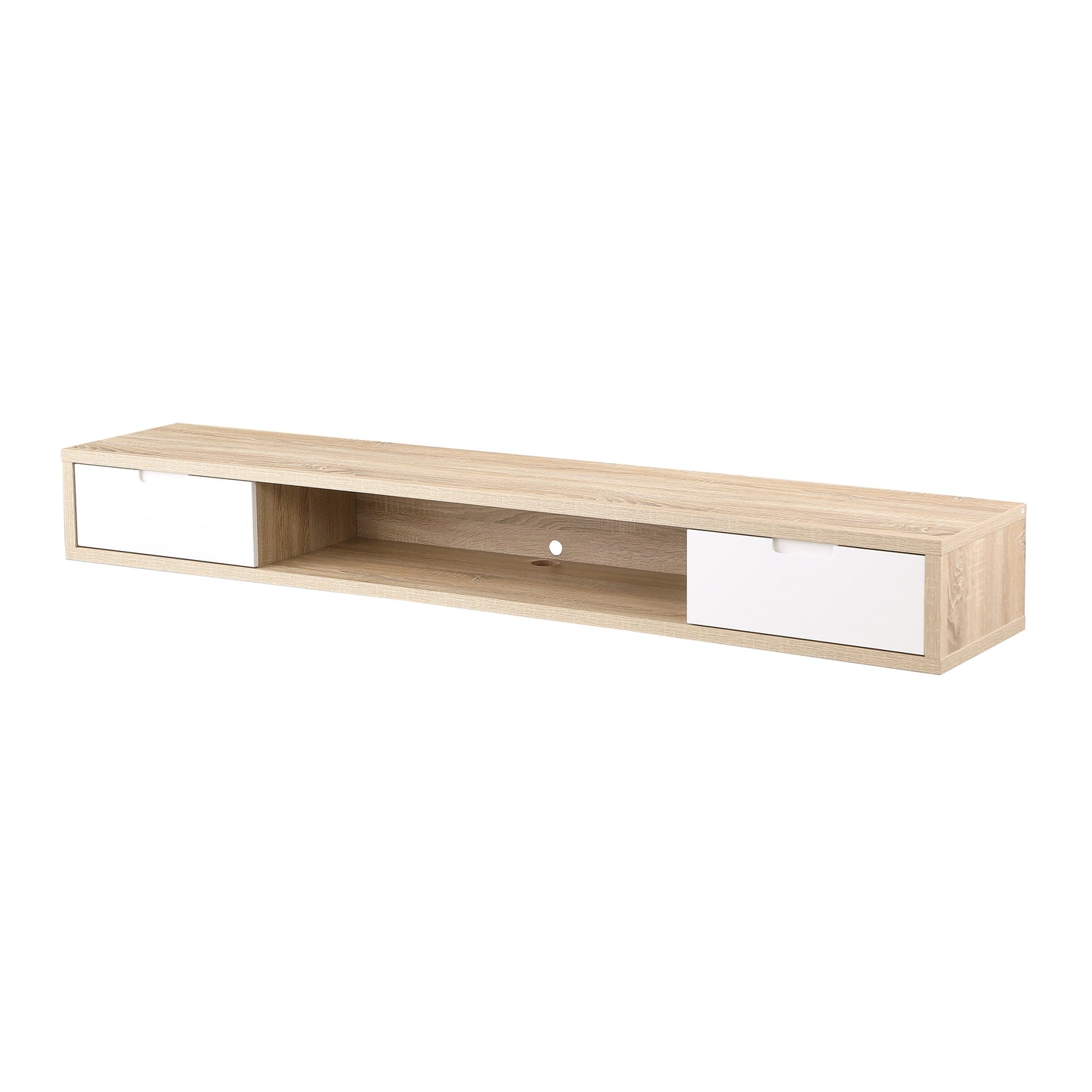 Criterion Air Wall Mount Entertainment Unit 2000mm Oak