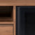 Criterion Denham Entertainment Unit, TV Cabinet 1800mm Semi-Assembled, Solid Rubber Wood Legs Light Walnut Wood Veneer