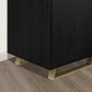 Criterion Capri Buffet Unit, Side Board 1600mm Black Oak Gold