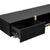 Criterion Capri TV Unit, Entertainment Cabinet 2000mm Low Line Black Oak Gold