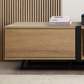 Criterion Capri TV Unit, Entertainment Cabinet 2000mm Low Line Oak Black