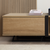 Criterion Capri TV Unit, Entertainment Cabinet 2000mm Low Line Oak Black