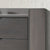 Criterion Bremer Buffet, Side Board 1600mm Semi-Assembled, KSK Grey Wood Veneer